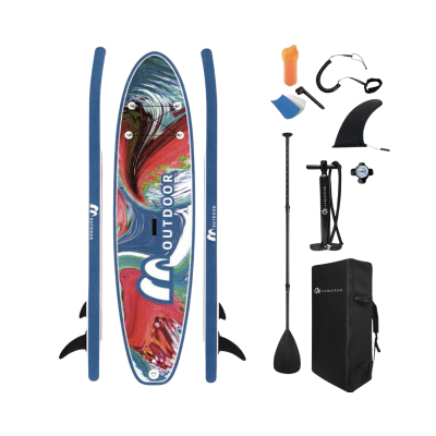 🏄‍♂️ Φουσκωτή Σανίδα SUP Surf Outdoor 305x76x15cm με Κουπί & Αξεσουάρ